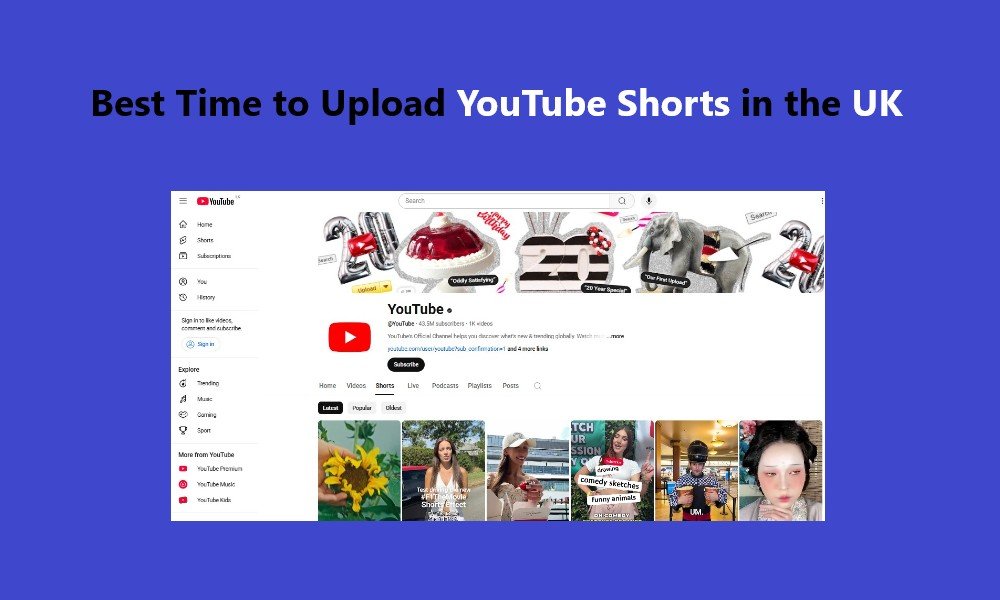 Best Time to Upload YouTube Shorts in the UK