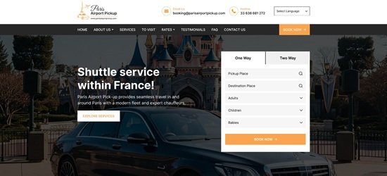 Paris airport pickup